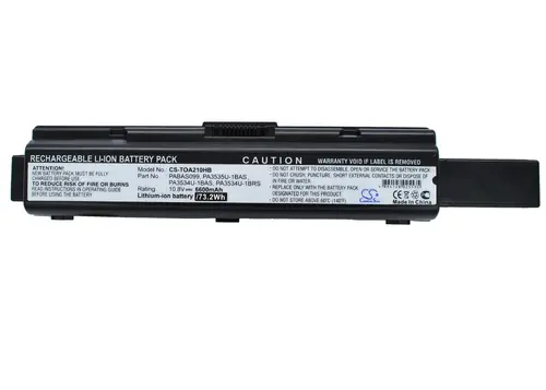 Батерия  за лаптоп Toshiba Satellite A200 A300 A500 L200 L300 L500 PA3535U 10.8V  6600 mAh CAMERON SINO - image 2