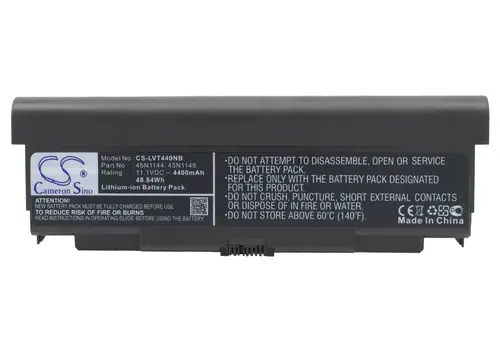 Μπαταρία για laptop LENOVO 45N1144 V580 ThinkPad T440P T540P LVT440NB 11.1V 4400mAh CAMERON SINO - 1