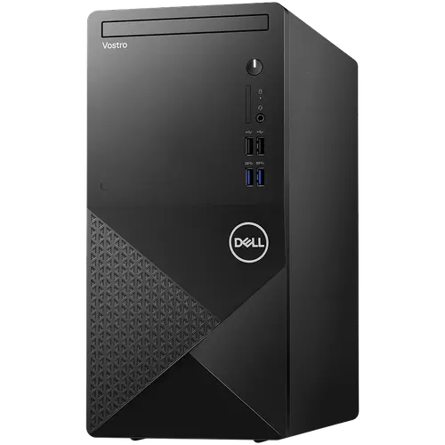 Dell Vostro 3020 MT Desktop, Intel Core i3-13100 (4C, 12MB Cache, 3.4GHz to 4.5GHz), 8GB (1x8GB) DDR4 3200MHz, 256GB SSD, Intel UHD Graphics 730, BG keyboard and Mouse, Wi-Fi + BT, Ubuntu, 3Y ProSupport