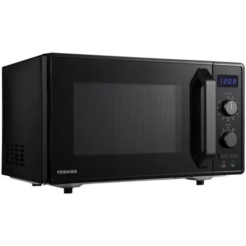 3-in-1 Microwave Oven with Grill and Combination Hob, 23 Litres, Rotating Plate with Storage, Timer, Built-in LED Lights, 900 W, Grill 1050 W, Pizza Programme, Black - image 1