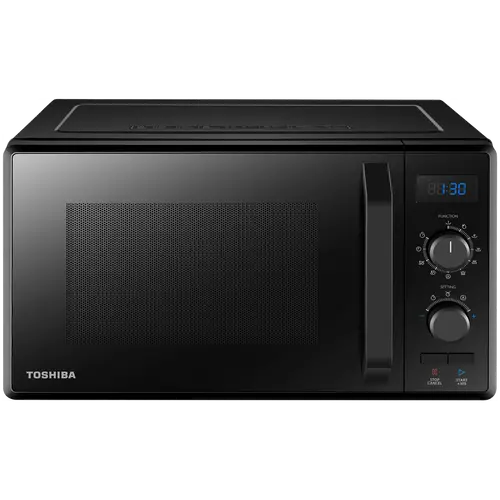 3-in-1 Microwave Oven with Grill and Combination Hob, 23 Litres, Rotating Plate with Storage, Timer, Built-in LED Lights, 900 W, Grill 1050 W, Pizza Programme, Black - image 4