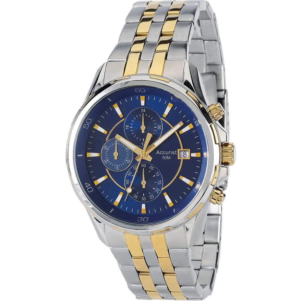 Мъжки аналогов часовник Accurist Chronograph - A-MB934N