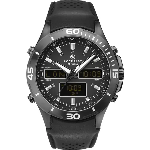 Мъжки аналогов часовник Accurist World Timer - A-7192