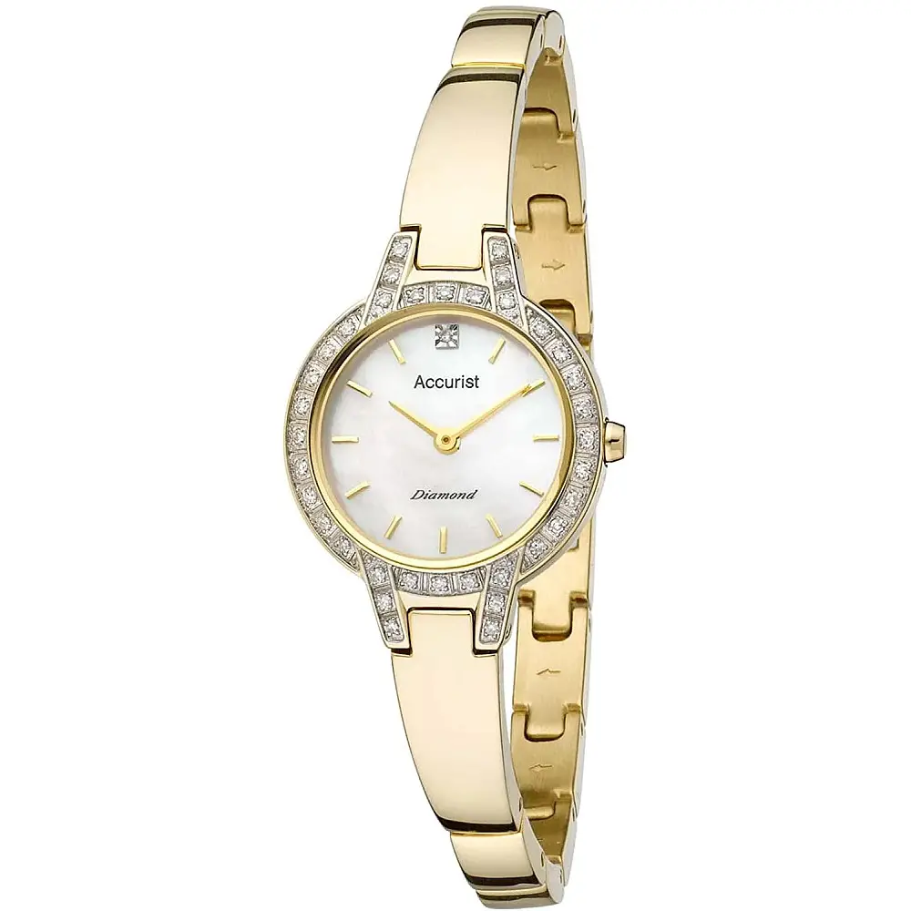 Дамски аналогов часовник Accurist Pure Precision Diamond - A-LB1584P