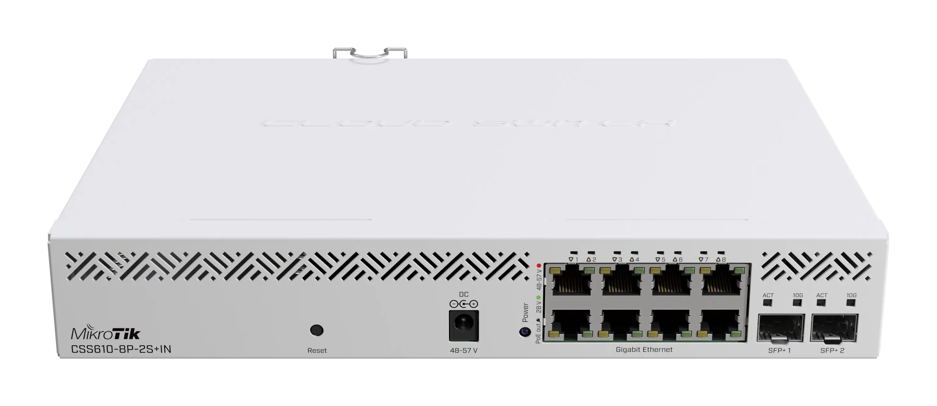 Switch MikroTik CSS610-8P-2S+IN, 8 x θύρες Gigabit Ethernet, 2 x SFP, έξοδος PoE - image 1