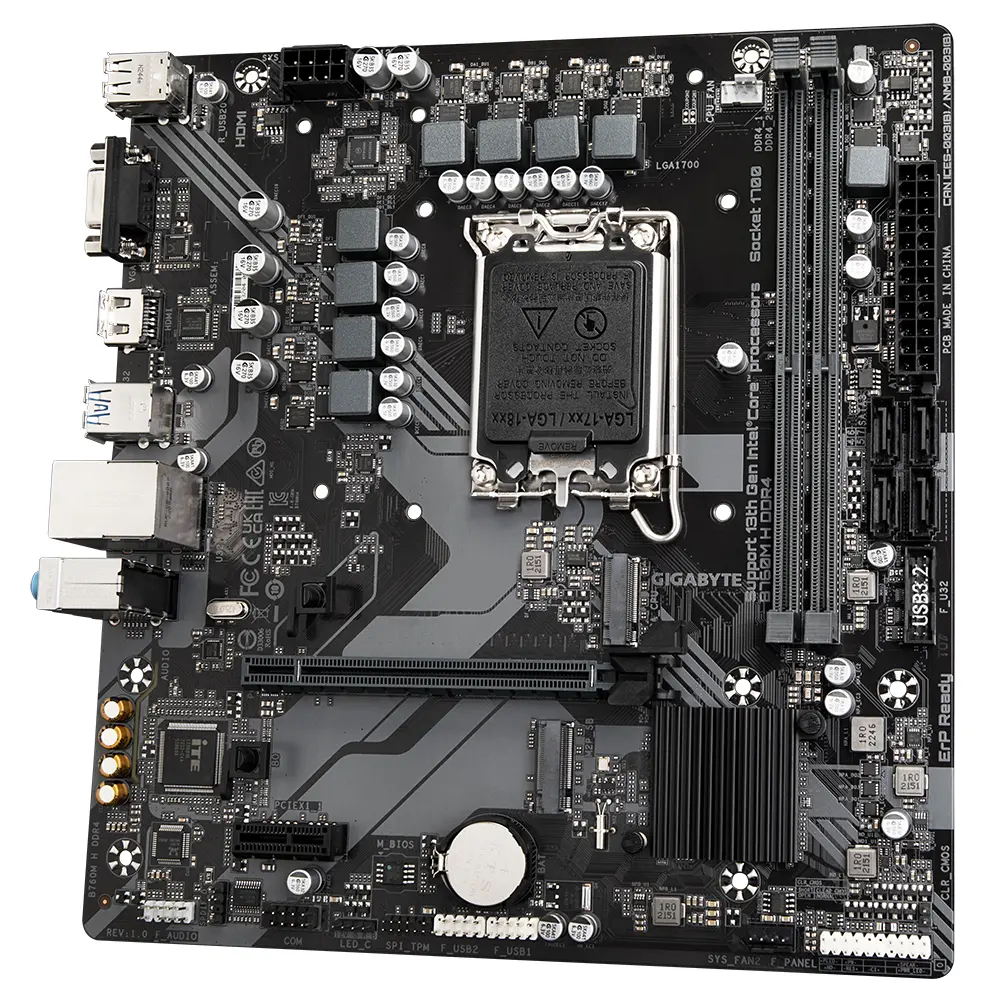 Дънна платка GIGABYTE B760M H, socket 1700 - image 1