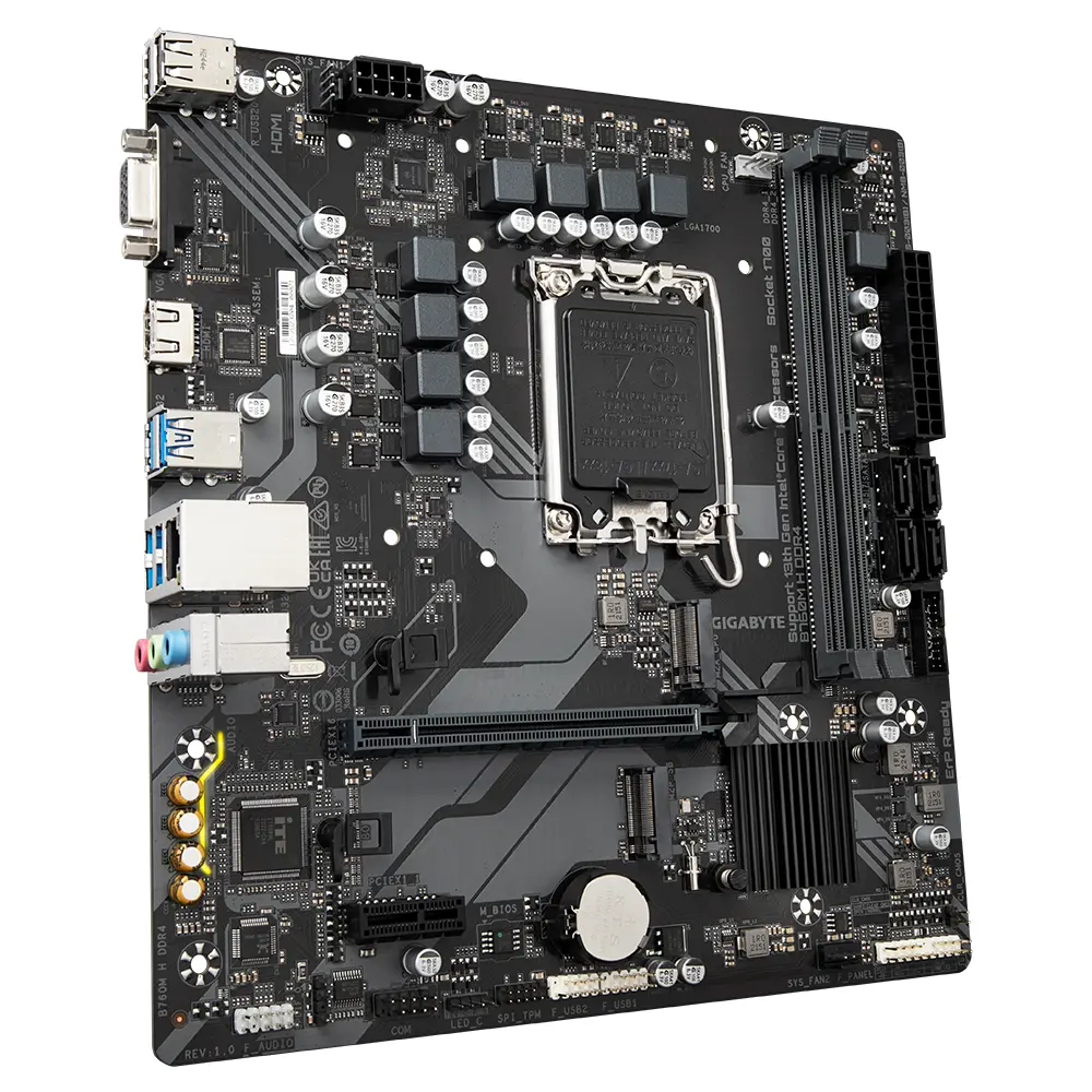Дънна платка GIGABYTE B760M H, socket 1700 - image 2