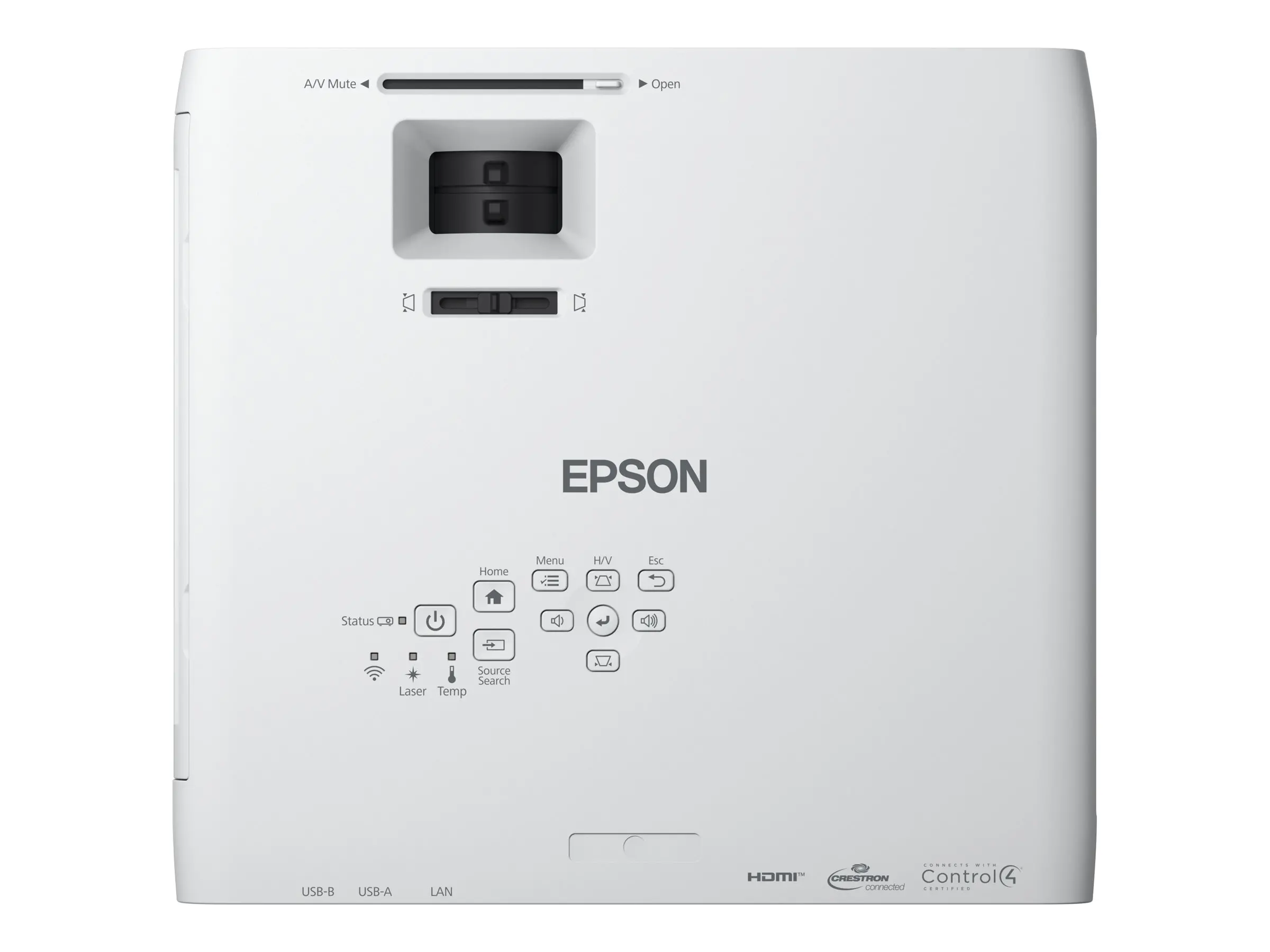 Proiector multimedia, Epson EB-L260F, 3LCD, Laser, WUXGA (1920 x 1080), 240Hz, 16:9, 4600 lumeni, 2500000 : 1, Ethernet, Wireless LAN 5GHz, VGA (2xIn - image 2