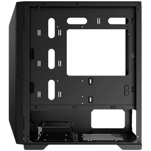 Xigmatek Gemini II EN48649, Black, MATX/ Mini-ITX, U3x1+U2x2, Meshed Grill ARGB LED Frontpanel & Left TG, 3PCS X24F Fixed RGB Fan - image 2