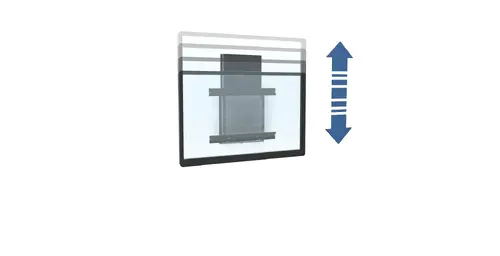 BalanceBox 400-70 Medium, Montaj pe perete pentru ecrane publice și interactive de 55" - 75", Reglarea înălțimii - 4