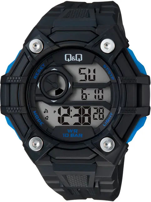 Ceas digital pentru bărbați Q&Q - G18A-003VY
