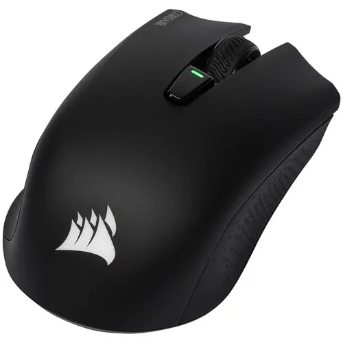 Corsair HARPOON RGB WIRELESS, Wireless Rechargeable Gaming Mouse with SLIPSTREAM Technology, Black, Backlit RGB LED, 10000 DPI, Optical (EU version) - image 1