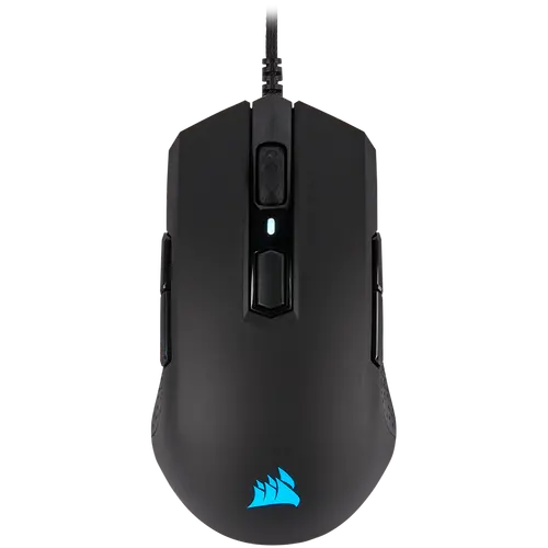 Corsair M55 RGB PRO Ambidextrous Multi-Grip Gaming Mouse, Black, Backlit RGB LED, 12400 DPI, Optical (EU version)