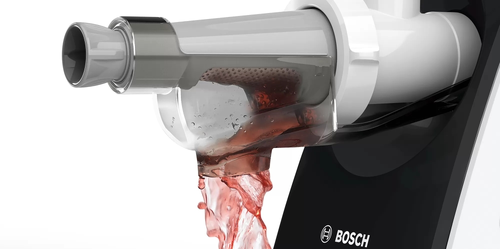 Месомелачка, Bosch MFW3X15W, Meat mincer, CompactPower 2000 W, 2,5 kg/min, Fruit press, Sausage attachment, Reverse function, White - image 9