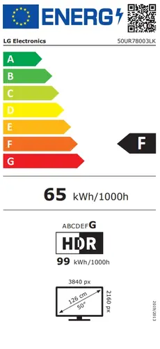 Телевизор, LG 50UR78003LK, 50" 4K UltraHD TV 4K (3840 x 2160), DVB-T2/C/S2, webOS Smart TV, Game Optimizer , ThinQ AI, Processor a5 Gen6, WiFi 802.11ac, HDR10 PRO, 4K Upscaling, HDMI, CI, LAN, USB, 2 Pole Stand, Black - image 5