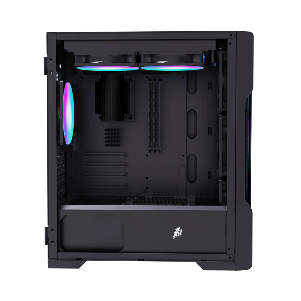 1stPlayer кутия Case mATX - TRILOBITE T3 Mesh Black - image 3