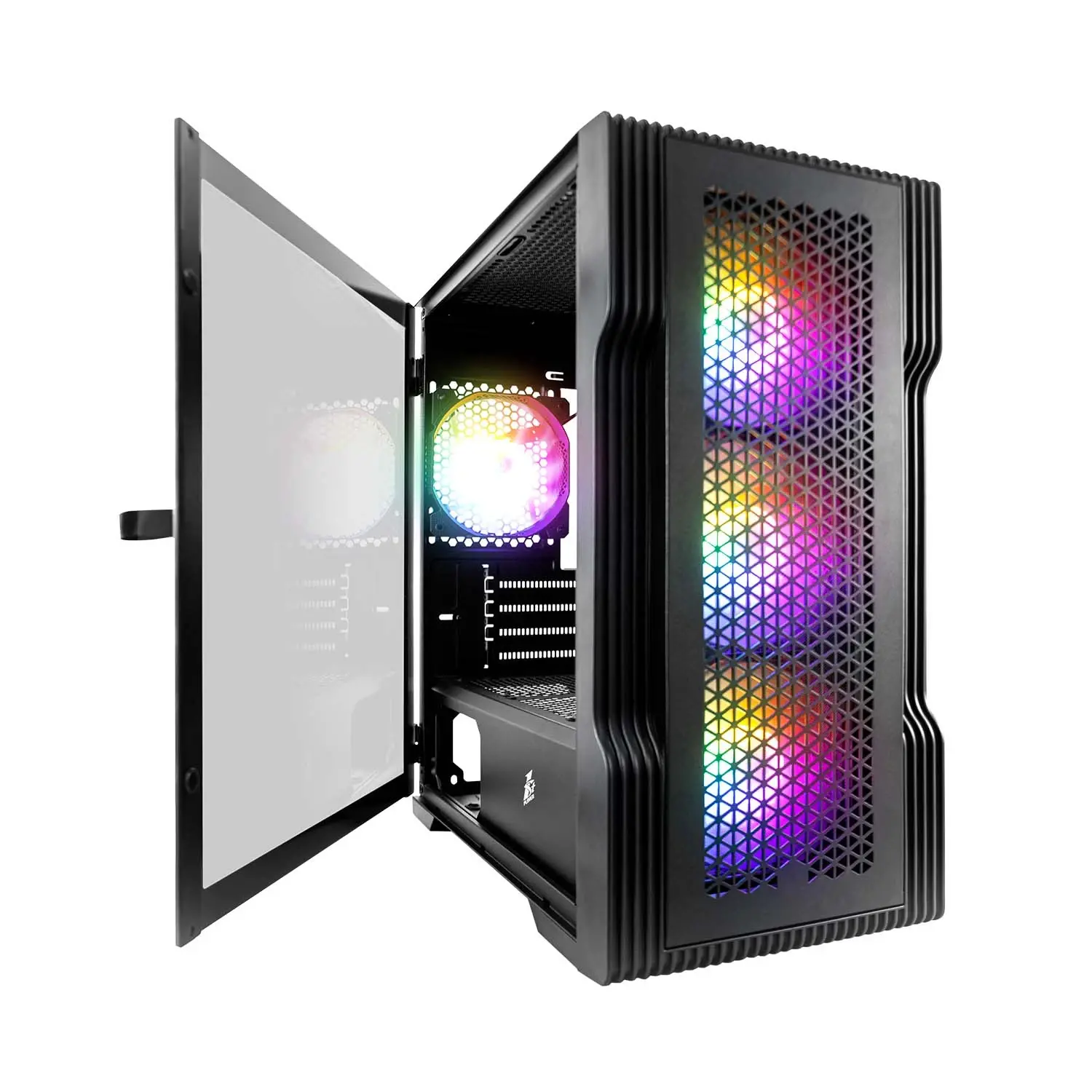 1stPlayer Carcasă Case mATX - TRILOBITE T3 Mesh Negru - image 6