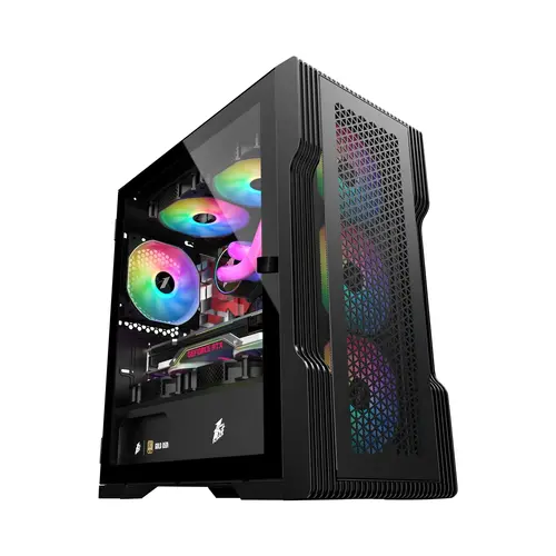 1stPlayer Κουτί Case mATX - TRILOBITE T3 Mesh Μαύρο - 1