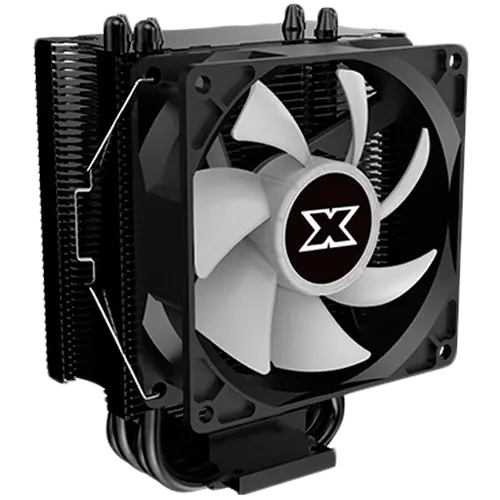 Windpower 964 RGB EN46478, Black Anodized, 90mm RGB PWM Fan, Single Rainbow LED Mode, Reinforced Plastic Backplate - image 3