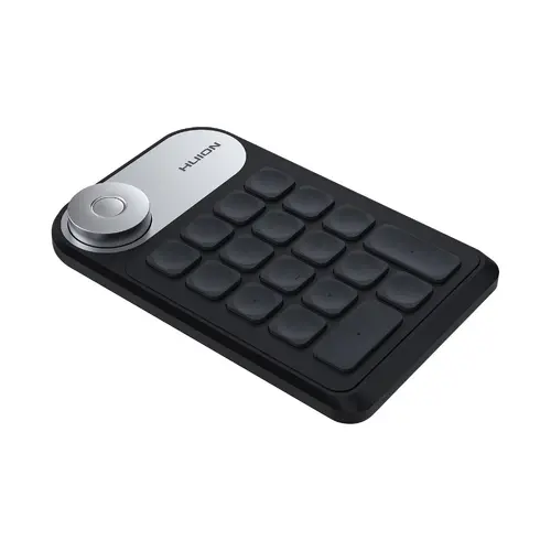 Безжична мини клавиатура за графичен таблет HUION Keydial KD100 - image 1