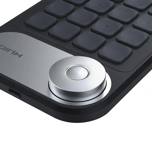 Безжична мини клавиатура за графичен таблет HUION Keydial KD100 - image 3