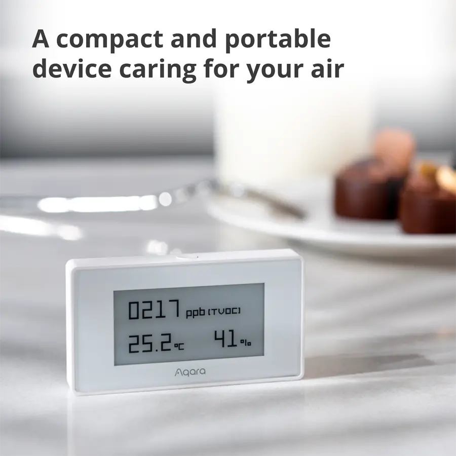 Aqara TVOC Air Quality Monitor: Model No: AAQS-S01; SKU: AS029GLW02 - image 9