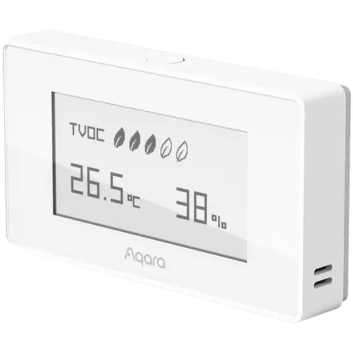 Aqara TVOC Air Quality Monitor: Model No: AAQS-S01; SKU: AS029GLW02