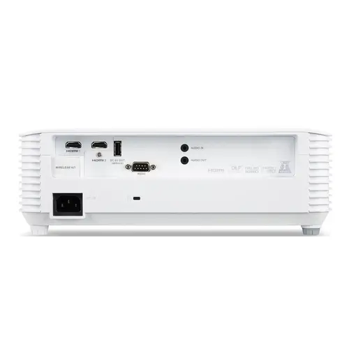 Мултимедиен проектор, Acer Projector H6546Ki, DLP, 1080p (1920x1080), 5200 ANSI Lm, 10 000:1, 3D, 24/7 operation, Auto Keystone, DC power on, 2xHDMI, RS232, Audio in/out, WiFi (kit incl.), Bag, 1x3W, 2.95Kg, White - image 3