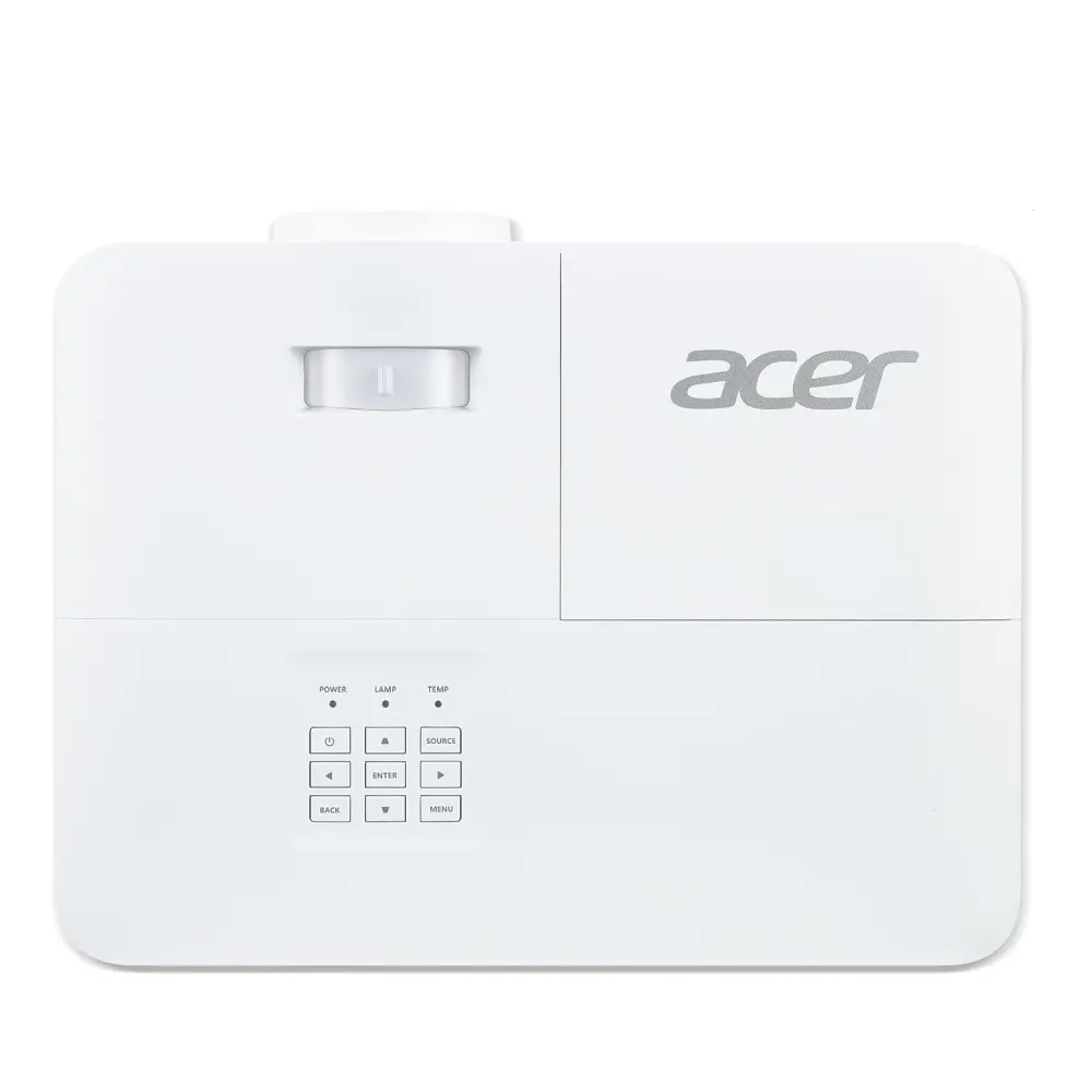 Мултимедиен проектор, Acer Projector H6546Ki, DLP, FHD (1920x1080), 5200 ANSI Lumens, 17 000:1, 1.1x, 3D ready, 24/7 operation, HDMI 2x1.4, DC Out (5V/1.5A, USB-A), RS232, Audio in/out, WiFi (kit incl.), Speaker 3W, Bag, 2.95Kg, 2Y, White - image 4