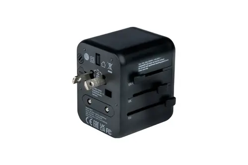 Адаптер, Verbatim UTA-01 Universal Travel Adapter with 2 x USB-A ports - image 4