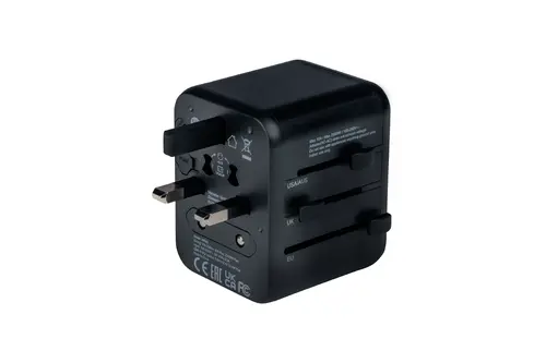 Адаптер, Verbatim UTA-01 Universal Travel Adapter with 2 x USB-A ports - image 5