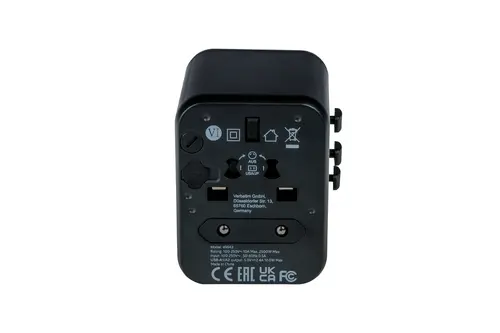Адаптер, Verbatim UTA-01 Universal Travel Adapter with 2 x USB-A ports - image 7