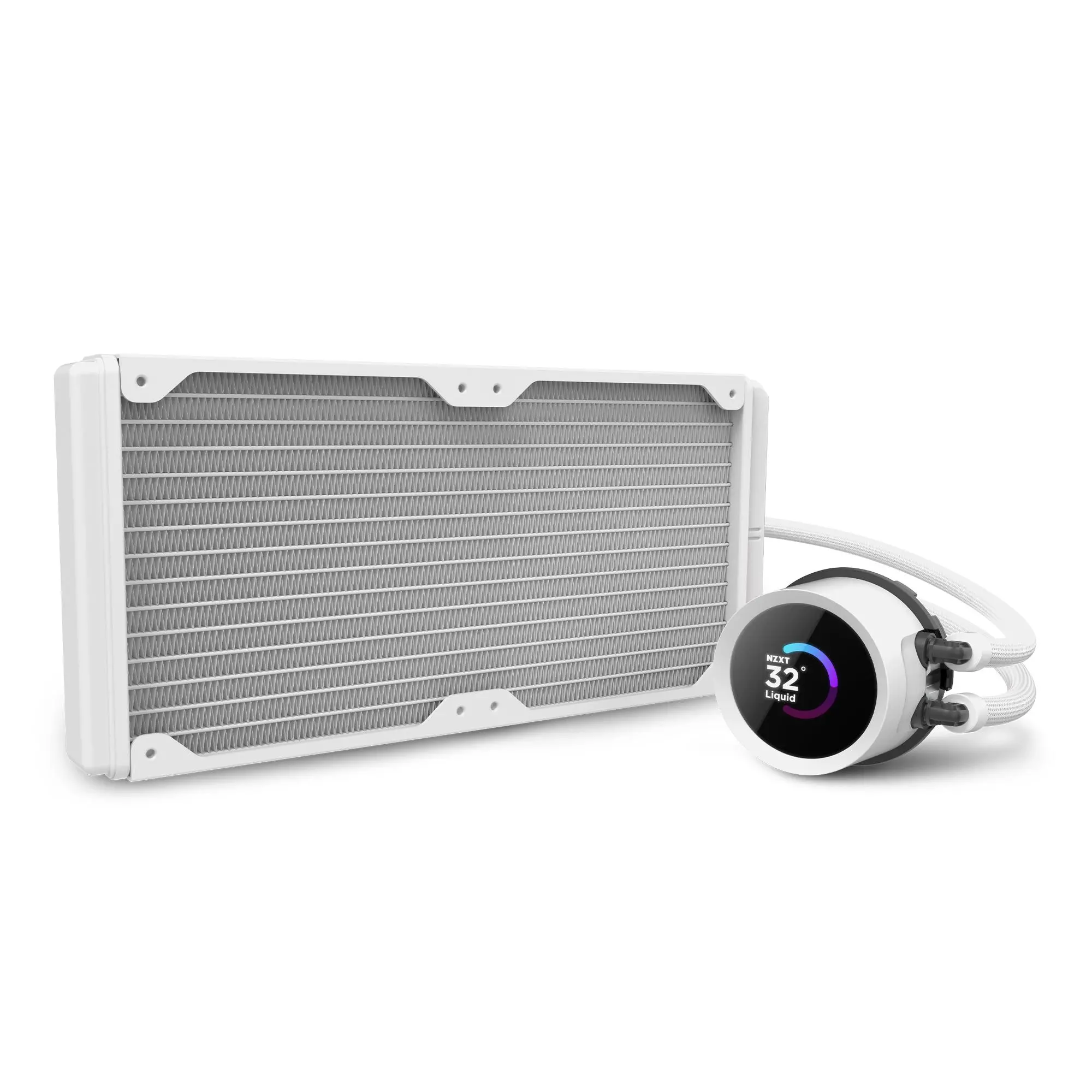 Охладител за процесор NZXT Kraken 280 RGB White, LCD Display - image 12