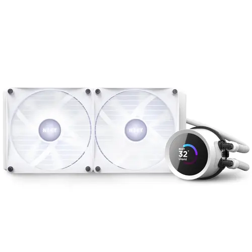 Охладител за процесор NZXT Kraken 280 RGB White, LCD Display - image 6