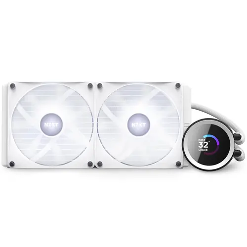 Охладител за процесор NZXT Kraken 280 RGB White, LCD Display - image 7