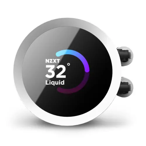 Охладител за процесор NZXT Kraken 280 RGB White, LCD Display - image 8