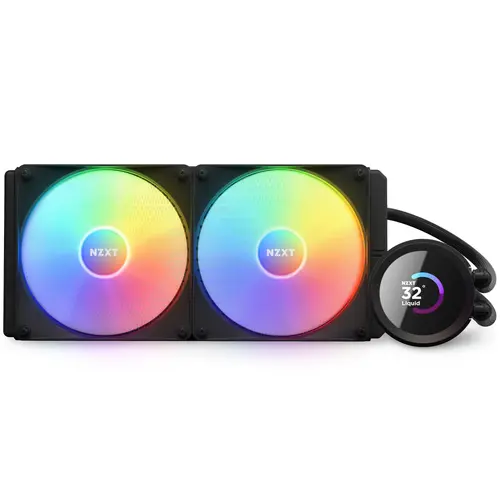 Охладител за процесор NZXT Kraken 280 RGB Black, LCD Display - image 3