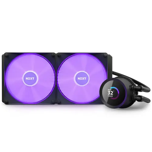 Охладител за процесор NZXT Kraken 280 RGB Black, LCD Display - image 6