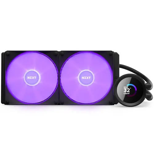 Охладител за процесор NZXT Kraken 280 RGB Black, LCD Display - image 7