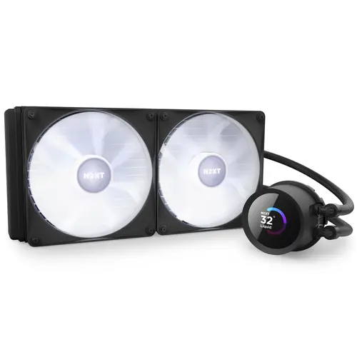 Охладител за процесор NZXT Kraken 280 RGB Black, LCD Display - image 9