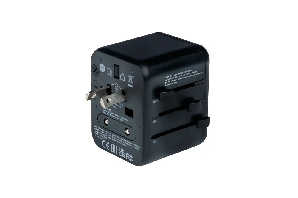 Адаптер, Verbatim UTA-02 Universal Travel Adapter with 1 x USB-C PD 20W / 1 x USB-A QC 3.0 - image 6