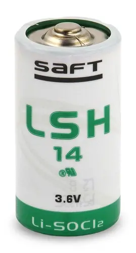 Baterie litiu tionil 3,6V 5.8Ah C, R14, LSH14, LS26500 STD /cu buton/ SAFT - 1