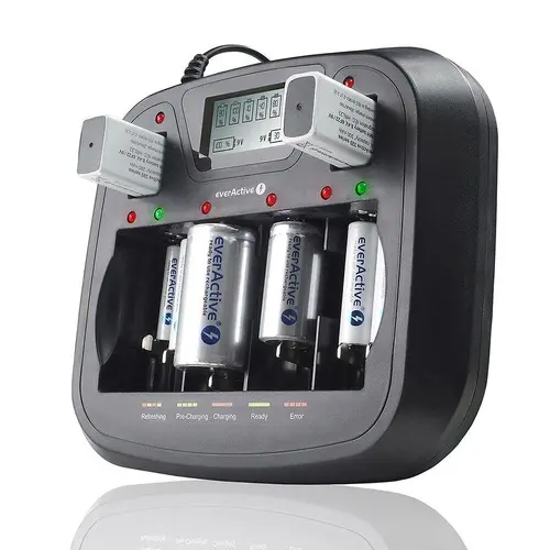 Φορτιστής Universal Charger NIMH R6,03,14,20,22 με μικροεπεξεργαστή NC900U EVERACTIVE - 1