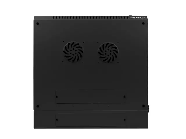 Комуникационен шкаф, Lanberg rack cabinet 19" double-section wall-mount 6U / 600x600 for self-assembly (flat pack), black - image 1