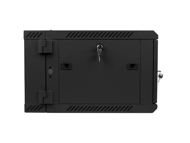 Комуникационен шкаф, Lanberg rack cabinet 19" double-section wall-mount 6U / 600x600 for self-assembly (flat pack), black - image 3