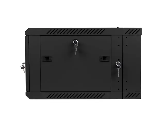 Комуникационен шкаф, Lanberg rack cabinet 19" double-section wall-mount 6U / 600x600 for self-assembly (flat pack), black - image 6