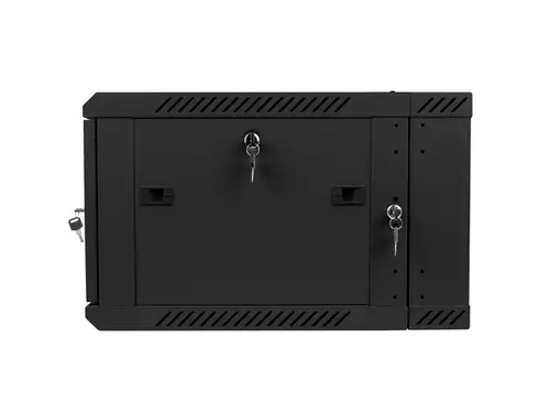Комуникационен шкаф, Lanberg rack cabinet 19" double-section wall-mount 6U / 600x600 for self-assembly (flat pack), black - image 6