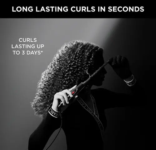 Ondulator de păr, Rowenta CF311LF0 CURLER CHOPSTICKS CURLS FOREVER KL, cilindru 10mm, strat Keratin & Shine, 180° C, timp de încălzire 30 de secunde - 7