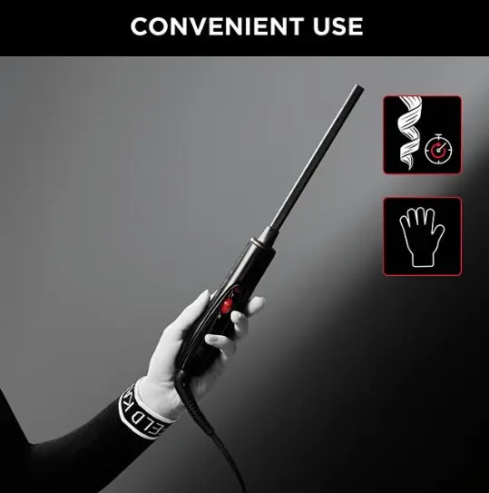 Ψαλίδι μαλλιών, Rowenta CF311LF0 CURLER CHOPSTICKS CURLS FOREVER KL, κάννη 10mm, επίστρωση Keratin & Shine, 180° C, χρόνος θέρμανσης 30 δευτερόλεπτα - image 9