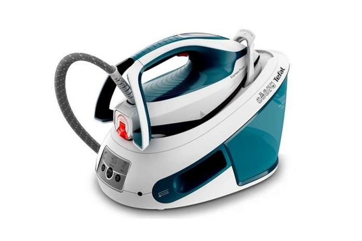 Парогенератор, Tefal SV8111E0 EXPRESS POWER, non boiler, blue, 2800W, 2min heat up - manual setting - pump pressure 6.2 bars - 120g/min - steam boost 430g/min - DAC soleplate - removable water tank 1,8L - auto off - eco - lock system - removable anti calc - image 1